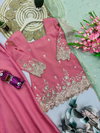 Ssc 710 Heavy Shimmer Silk Embroidery Work Readymade Suits Wholesale In India